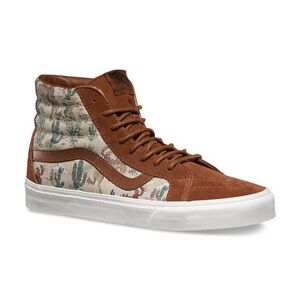 Vans Unisex Sk8 Hi Reissue Desert Skate Shoe Cowboy Cactus Western Sneakers